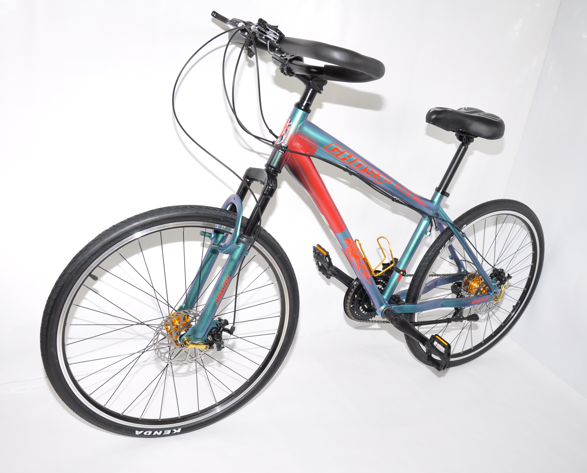 фото Шоссейный велосипед Ghost GT Bikes UK design. Колеса 27,5 дюймов.