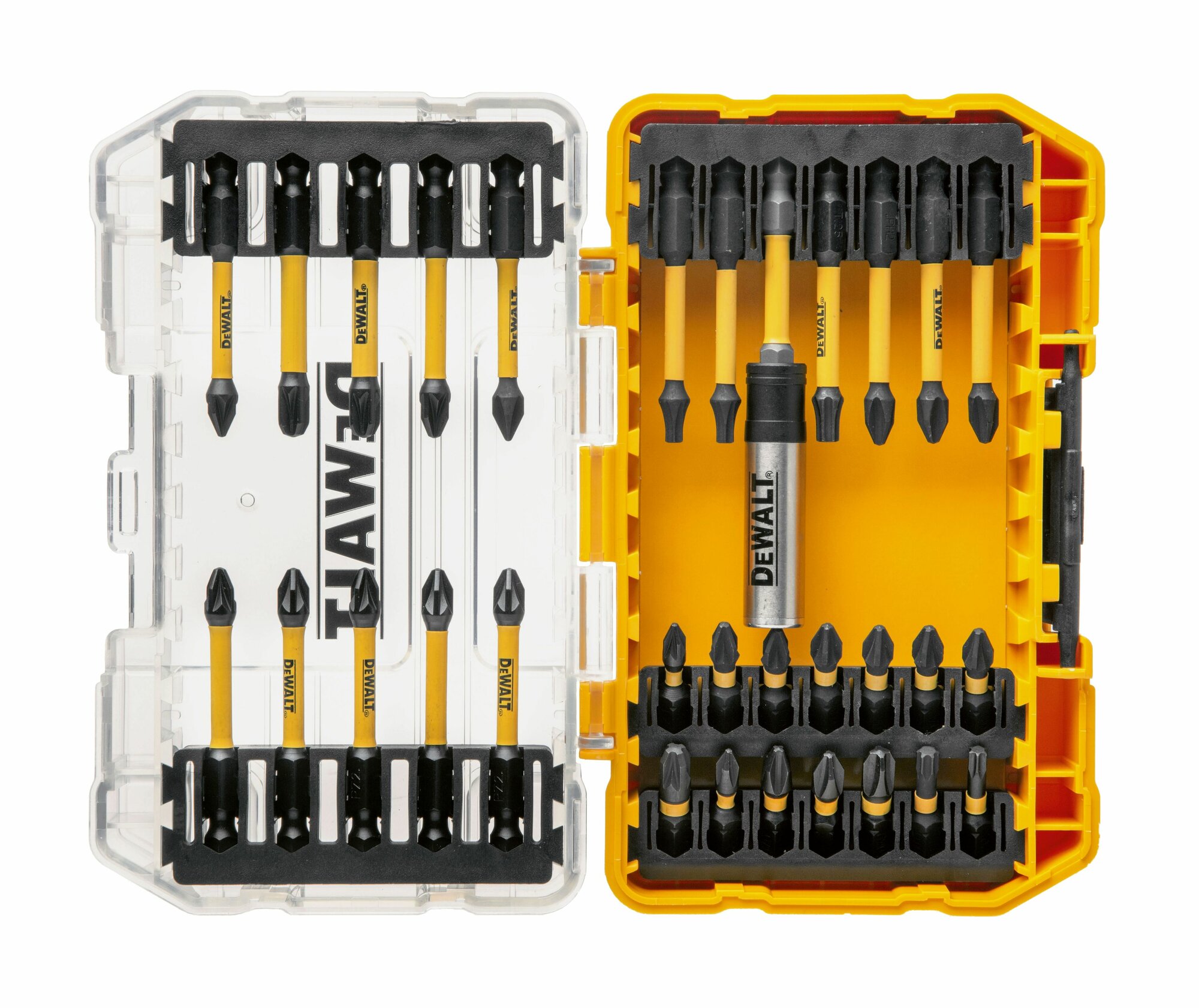 Набор бит и насадок в кейсе DEWALT DT70730T, FLEXTORQ 25 предметов