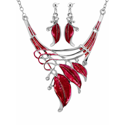 Серьги OTOKODESIGN эмаль красный 542₽