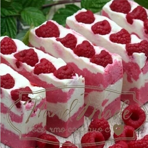 Натуральное мыло малина мята с охлождающим эффектом