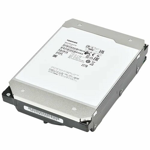Жесткий диск HDD Toshiba SATA 22Tb 35 Server 7200 6Gbits 512Mb 1 year warranty 58260₽