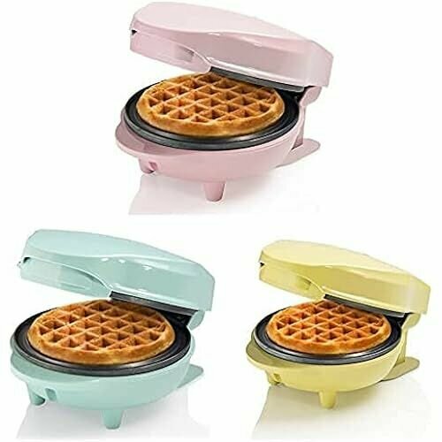 Набор Bestron из 3 мини-вафельниц розового мятного и желтого цвета 1684300₽