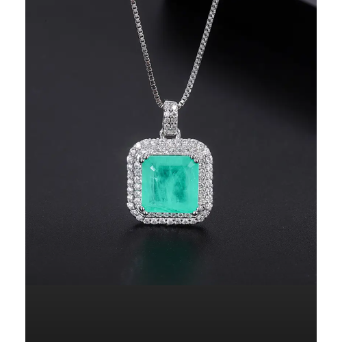 Колье ZULTANIT, турмалин синтетический, длина 45 см, серебряный