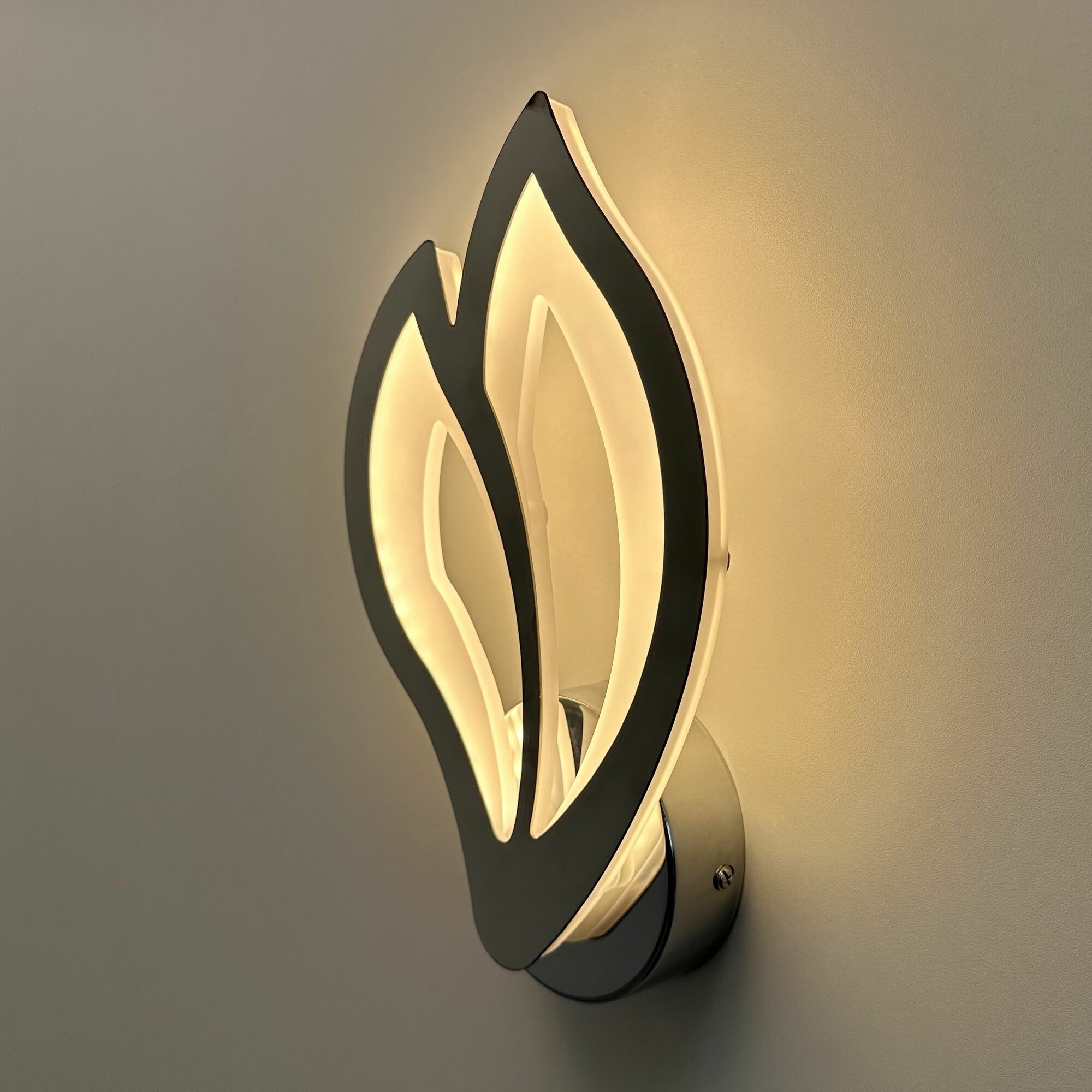 Свет Столицы Бра настенная светодиодная в цвете хром 22 Вт