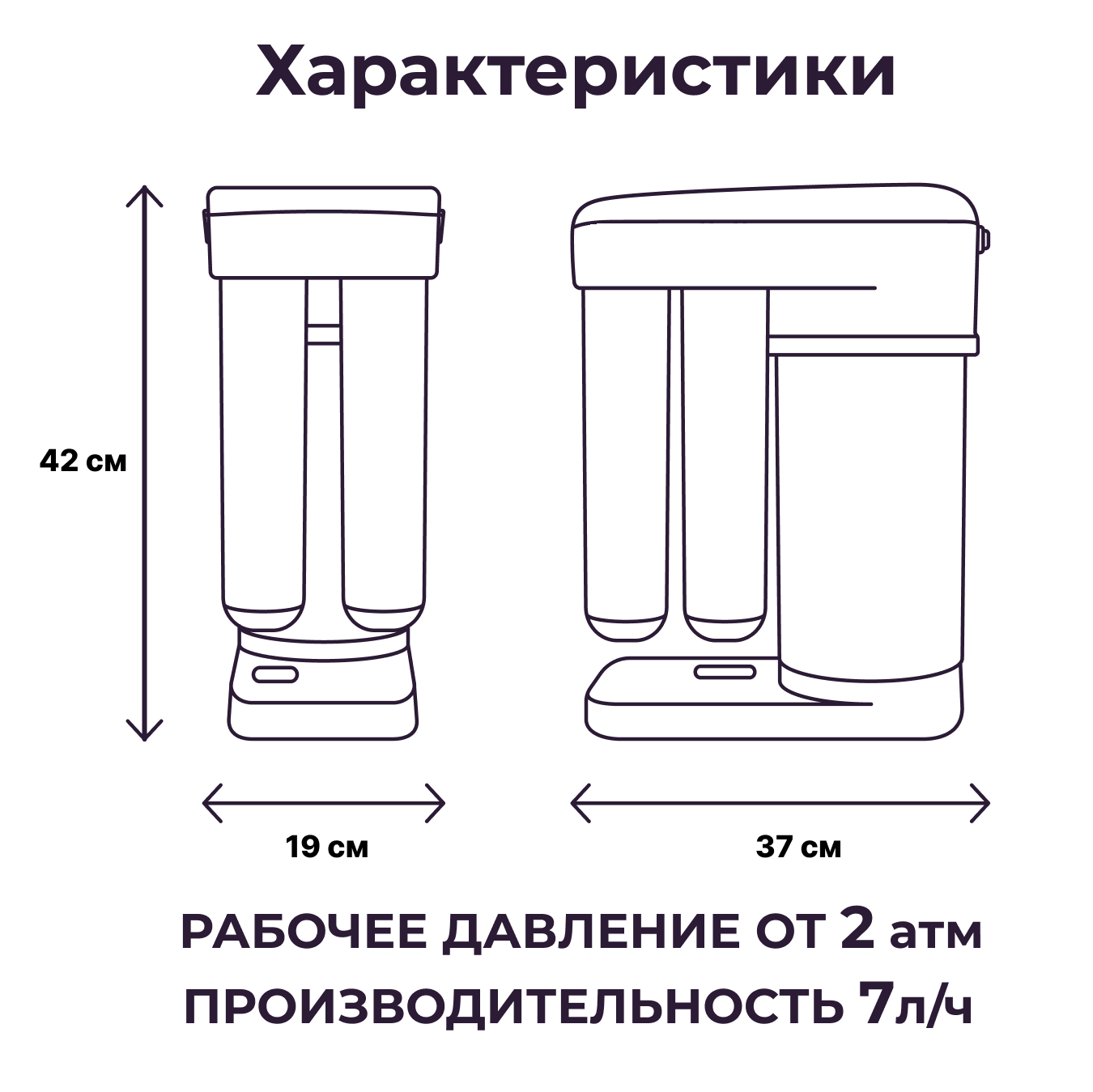 Автомат питьевой воды с системой обратного осмоса Аквафор Морион DWM-101SN (с краном) + бутылка Аквафор Сити в подарок. — фото 1