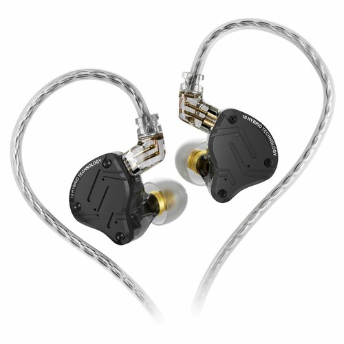 KZ ZS10 PRO X проводные внутриканальные наушники Black No MIC 539000₽