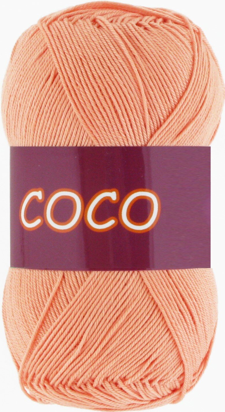 Пряжа Coco - 3883 персик