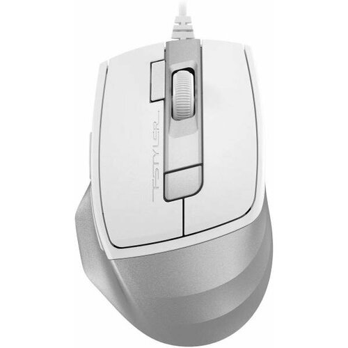 фото Мышь a4tech fstyler fm45s air silver/white