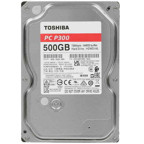 Toshiba 500Гб 3.5" PC P300 64Мб жесткий диск