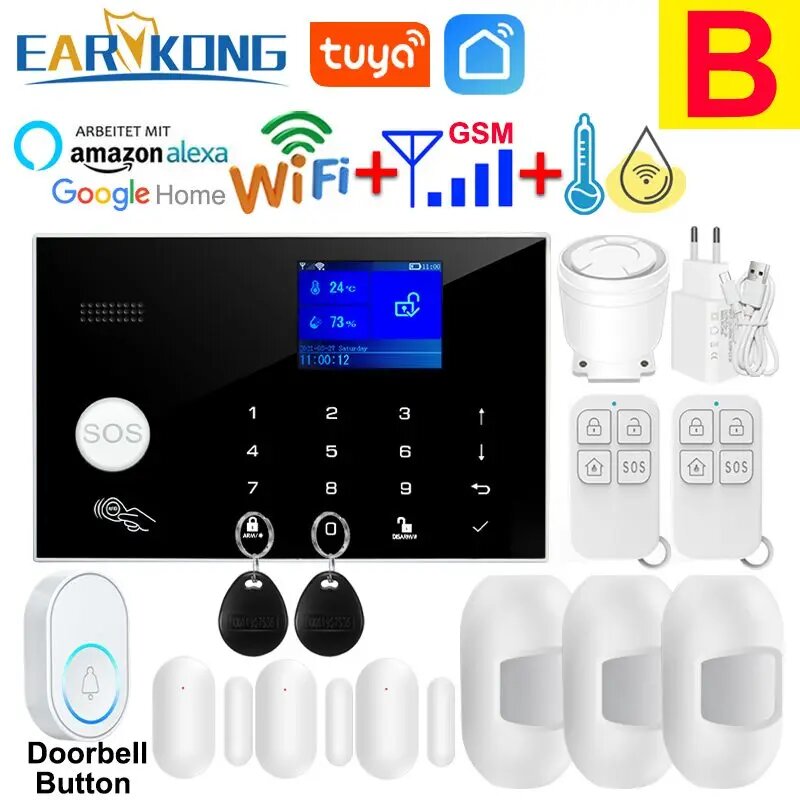 Earykong G50 Wi-Fi GSM сигнализация, B