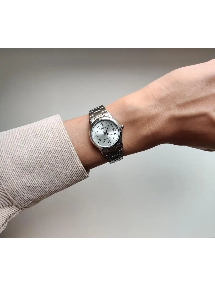 Наручные часы CASIO, серебряный — фото 1