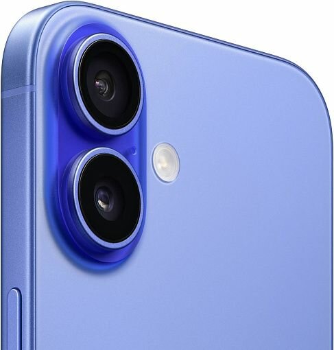 Смартфон Apple iPhone 16 128 ГБ, Dual nano SIM + eSIM, ультрамарин. — фото 1