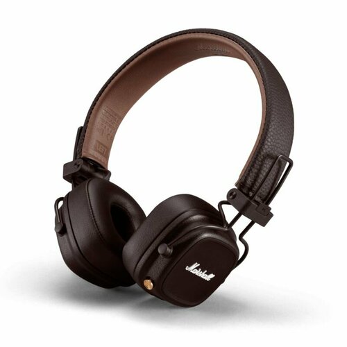 Беспроводные наушники Marshall Major V Коричневые 1568000₽