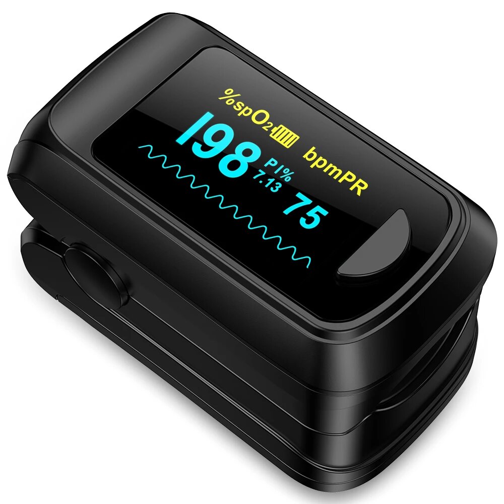 HEALTHTREE Пульсоксиметр для пальцев Black OLED