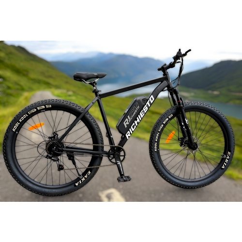 Электровелосипед горный 29 колёса Быстросъемная батарея Алюминиевая Рама 21 чёрный 60500₽