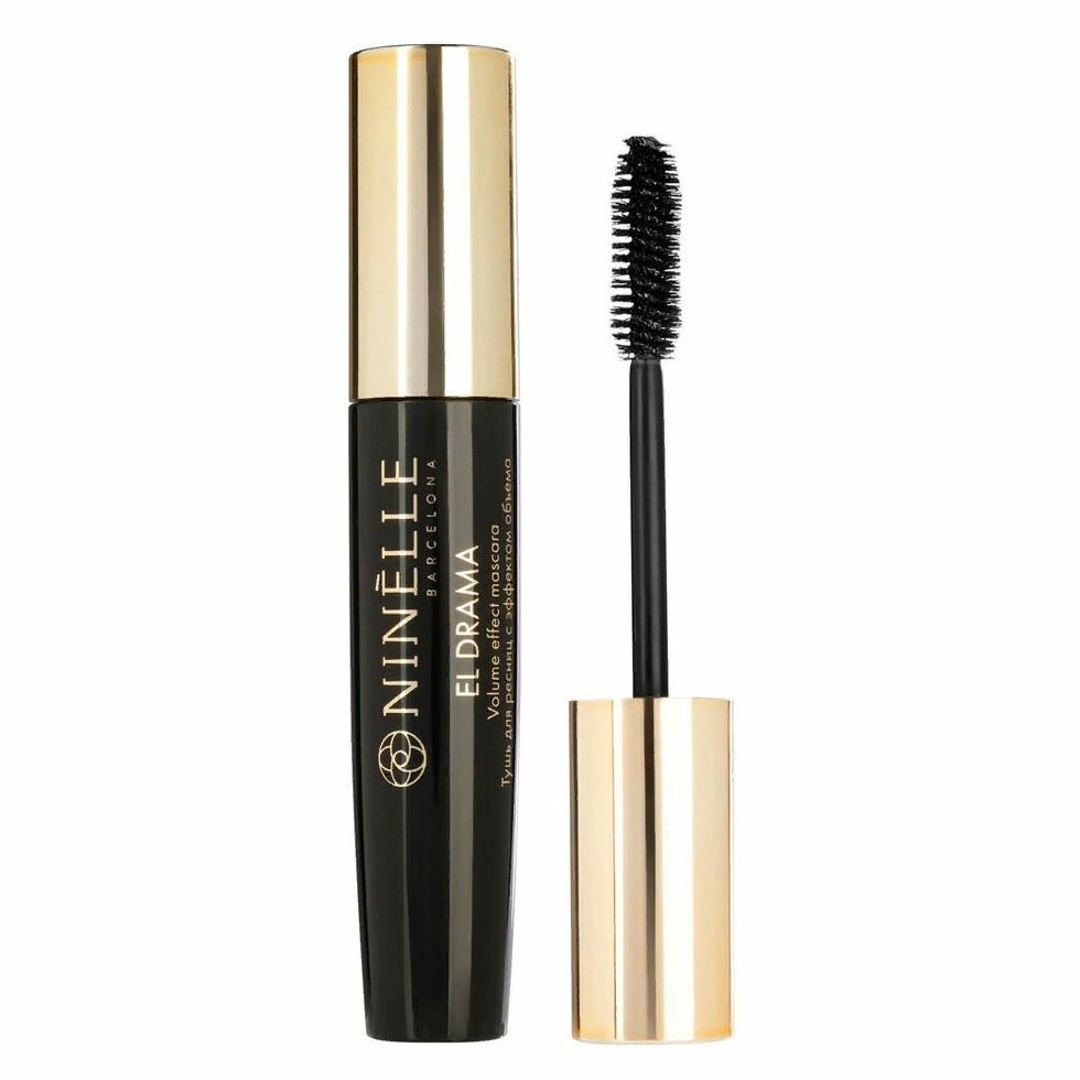 Тушь для ресниц Ninelle Make Up El Drama Mascara, с эффектом объема, 101 Черная