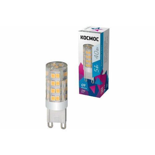 Лампа светодиодная 5Вт 220В G9 4500К космос LksmLED5WG9C4500pc Kosmos