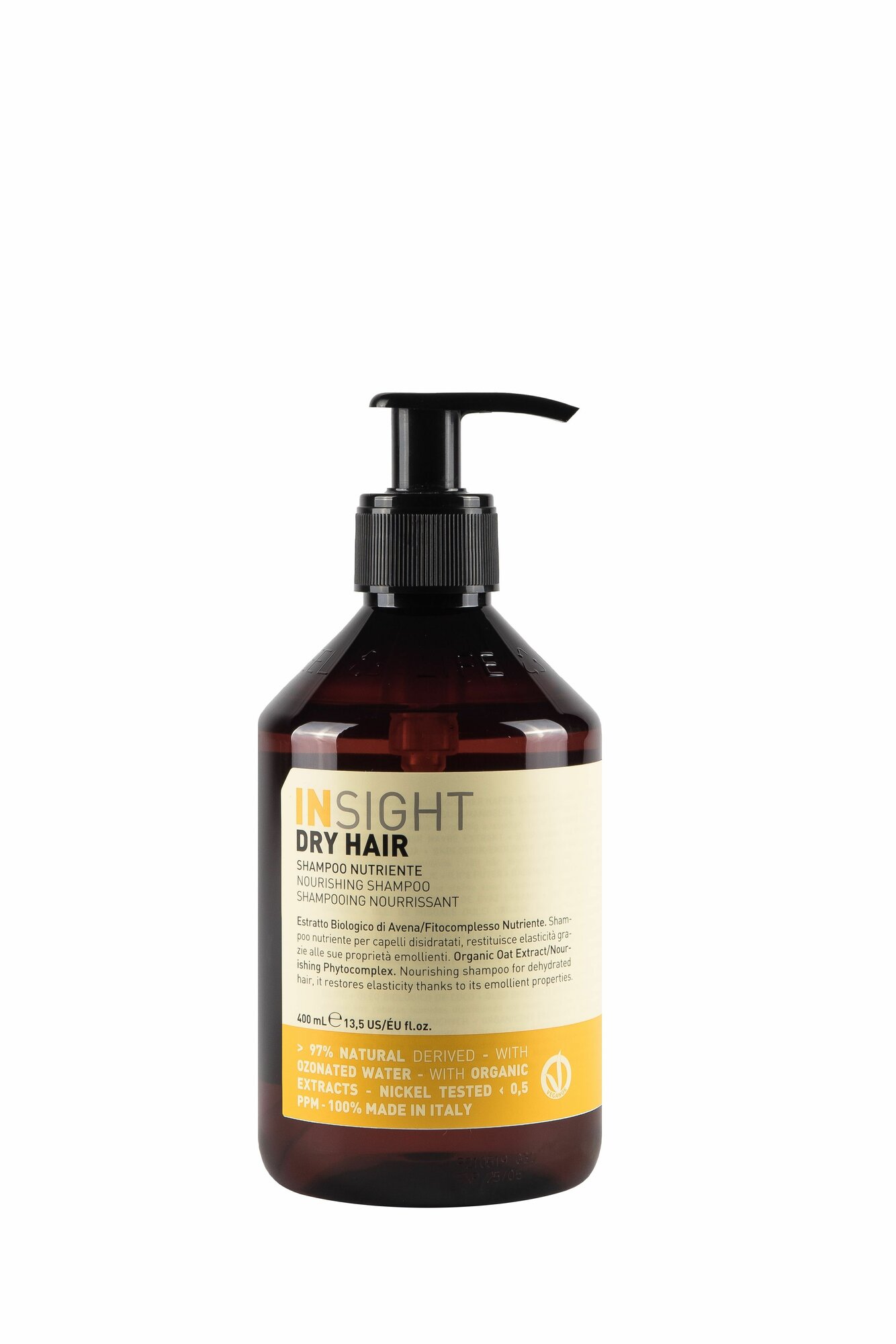 INSIGHT Шампунь увлажняющий для сухих волос DRY HAIR, органический, без силикона, 350 мл
