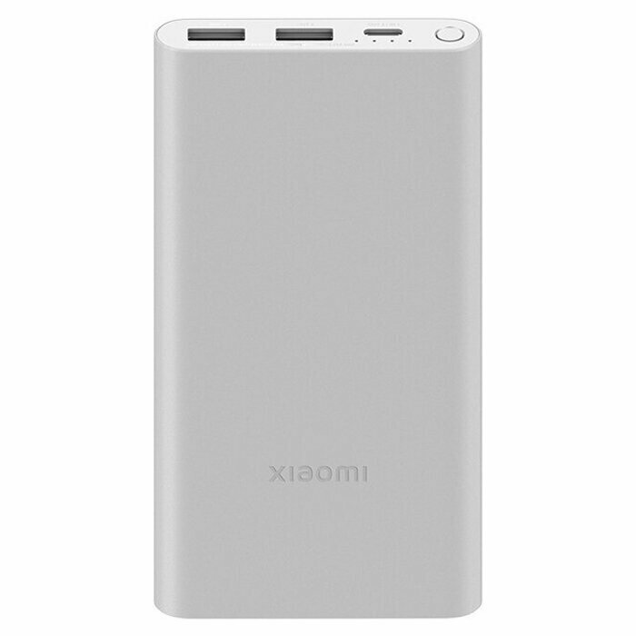 Xiaomi Power Bank 3 10000 мАч 22,5 Вт PB100DZM Тип C QC3.0 PD silver — фото 1