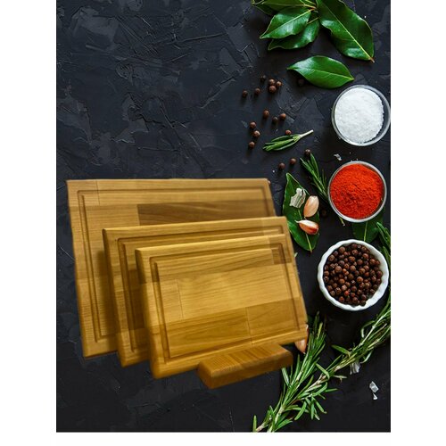 Набор деревянных разделочных досок