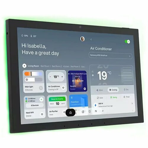 Inwall 101-дюймовая панель управления умным домом Black 4G 32G POE RGB Китайская AU 28611₽