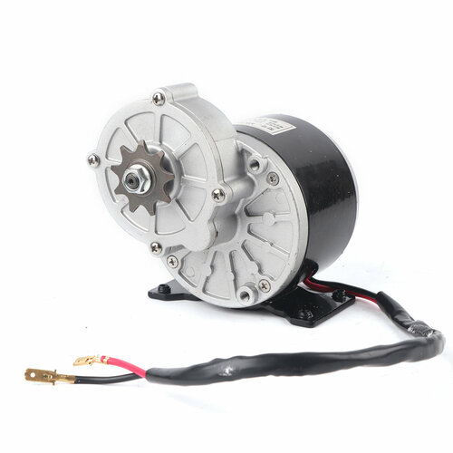 12V 250W Gear Reduction Electric Motor with 9 Tooth Sprocket Brushed DC Motors Reductor for E bike Scooter