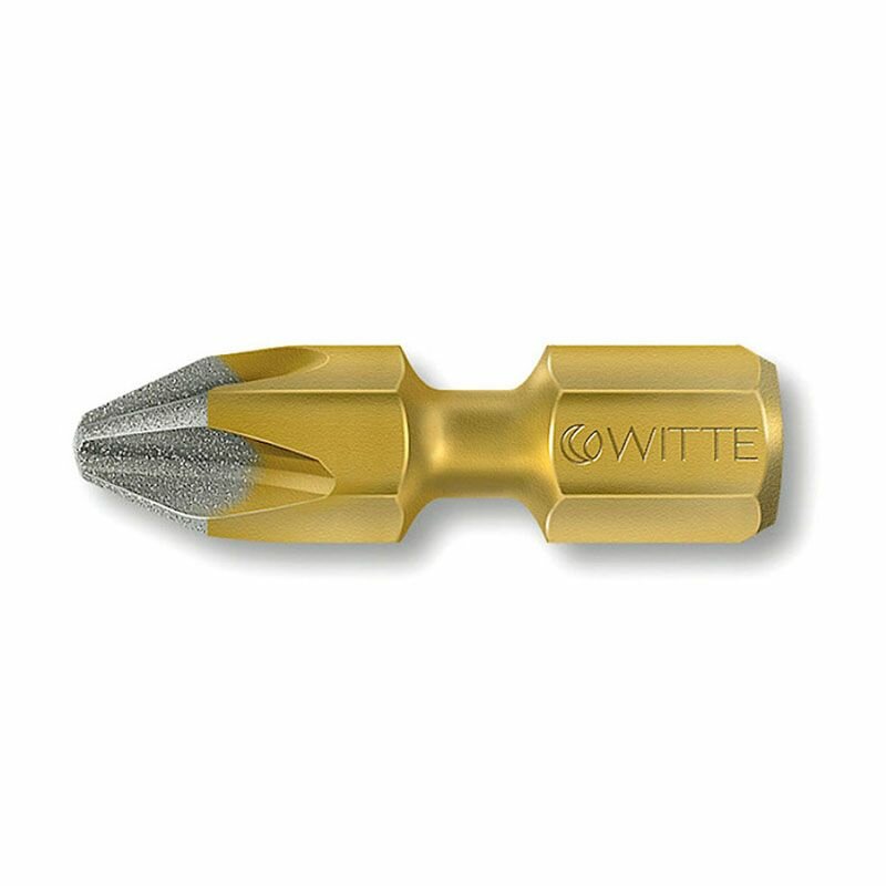 Бита PH2х25мм DIAMOND алмазное напыление WITTE 273922000