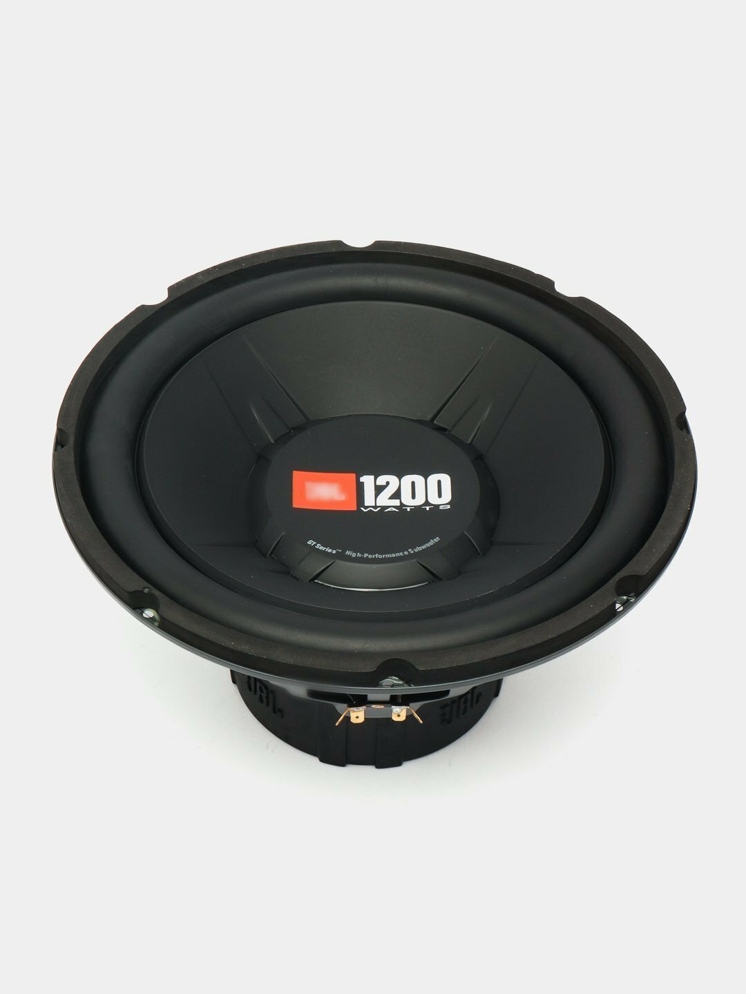 Сабвуфер автомобильный JBL-1200W, 25см, 300-1200Вт, 90дБ, литая корзина — фото 1