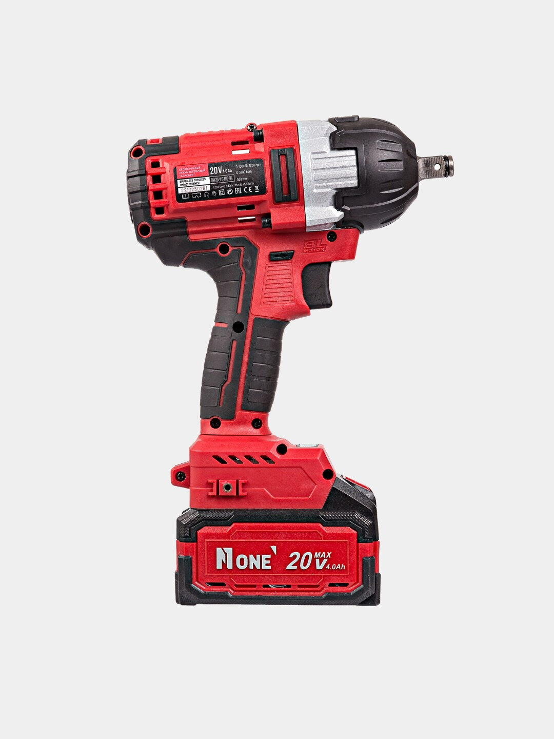 Гайковерт аккумуляторный "NUMBER ONE" CIW30/4.0-PRO-1BL, ударный — фото 1