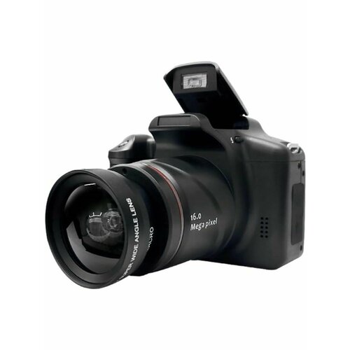 Цифровая зеркальная камера ZEROYAA с 16-кратным широкоугольным зум-объективом и дисплеем 24 дюйма цифровая камера высокой четкости для начинающих студенто 5494₽