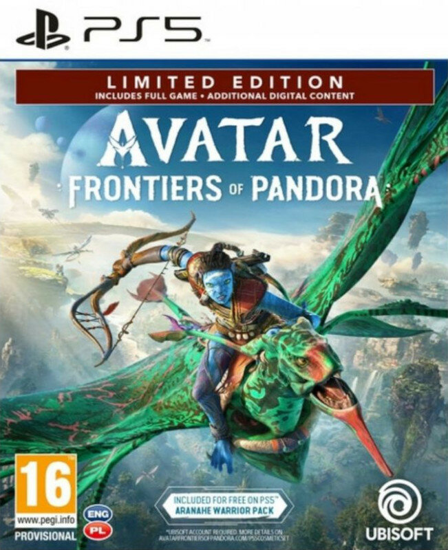 Игра Avatar: Frontiers of Pandora Limited Edition (PS5) Русские субтитры