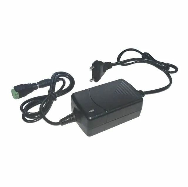 Блок питания 12V 5A (12В 5А) стабилизированный импульсный. Штекер 5,5 х 2,5. Для камер видеонаблюдения, светодиодных лент