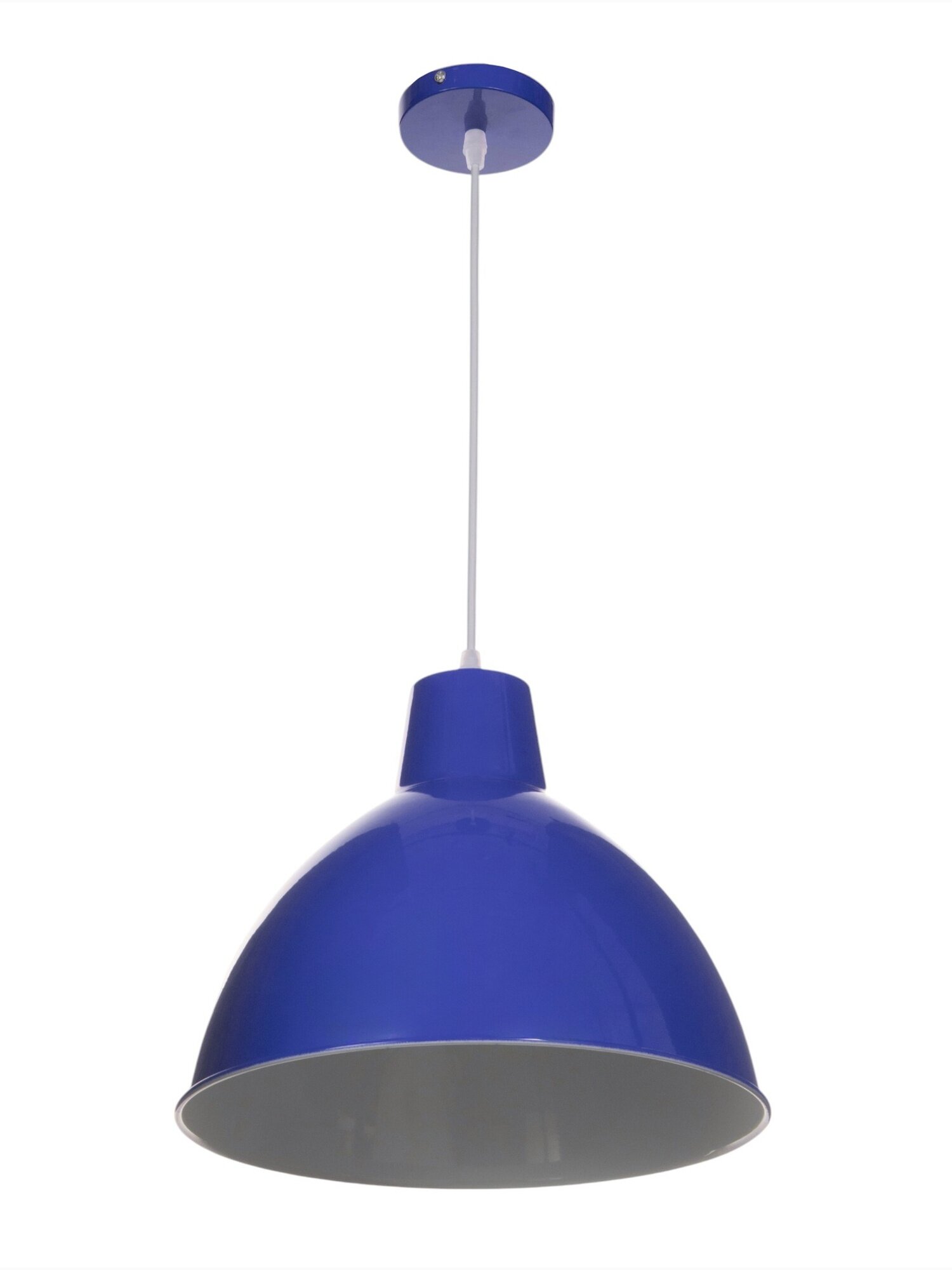 Светильник BayerLux Richard E27 40 Вт синий металл 325x325x27 см