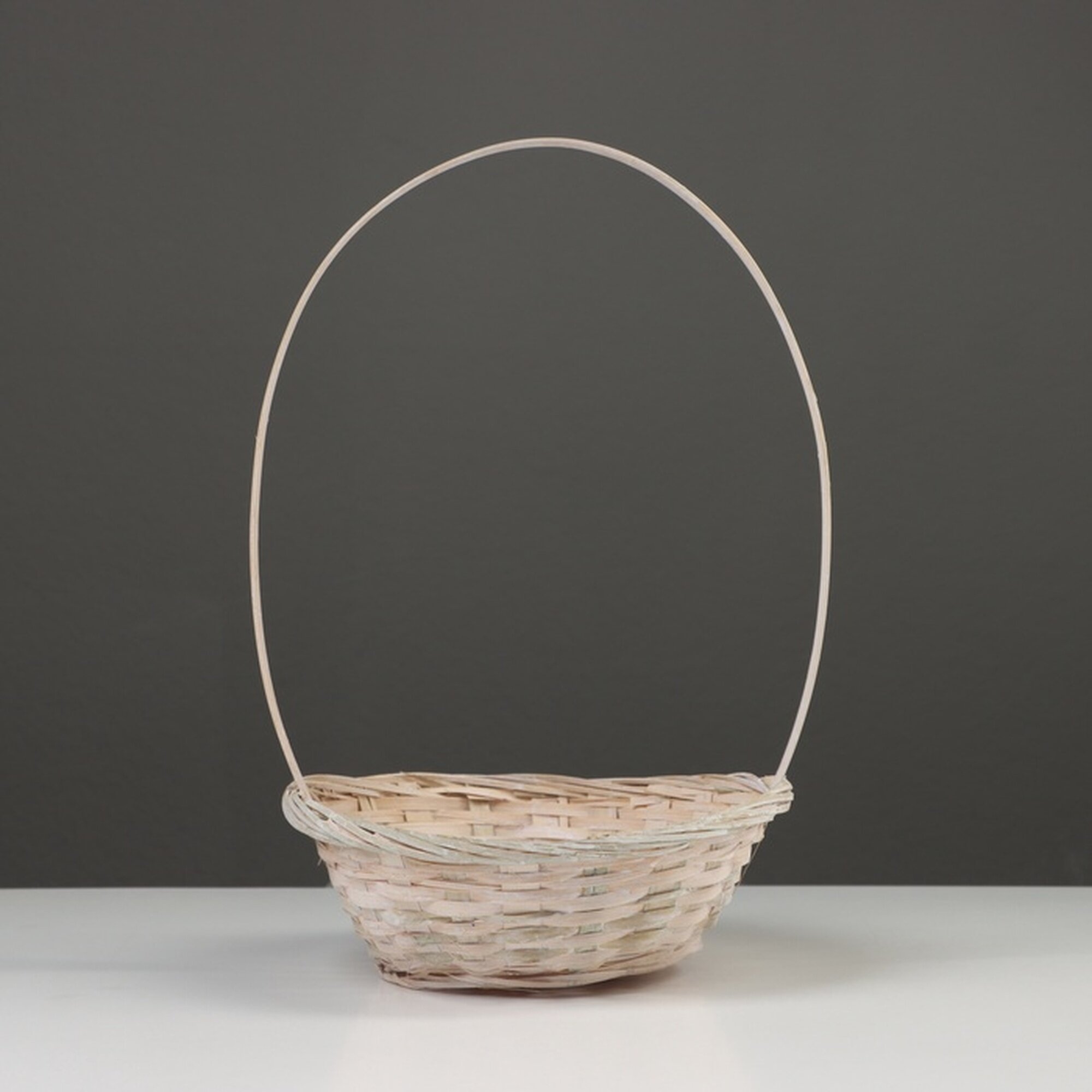 Корзина Сима-ленд плетеная овальная бамбуковая 19 см x 5 см