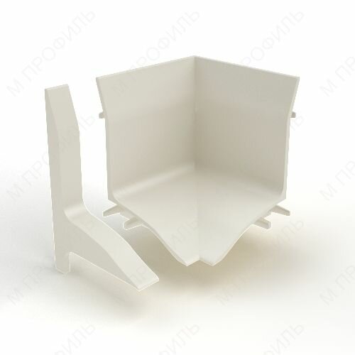 Набор комплектующий для бордюра на ванны из ПВХ. Ширина 40мм высота 40мм. Длина 1800мм.