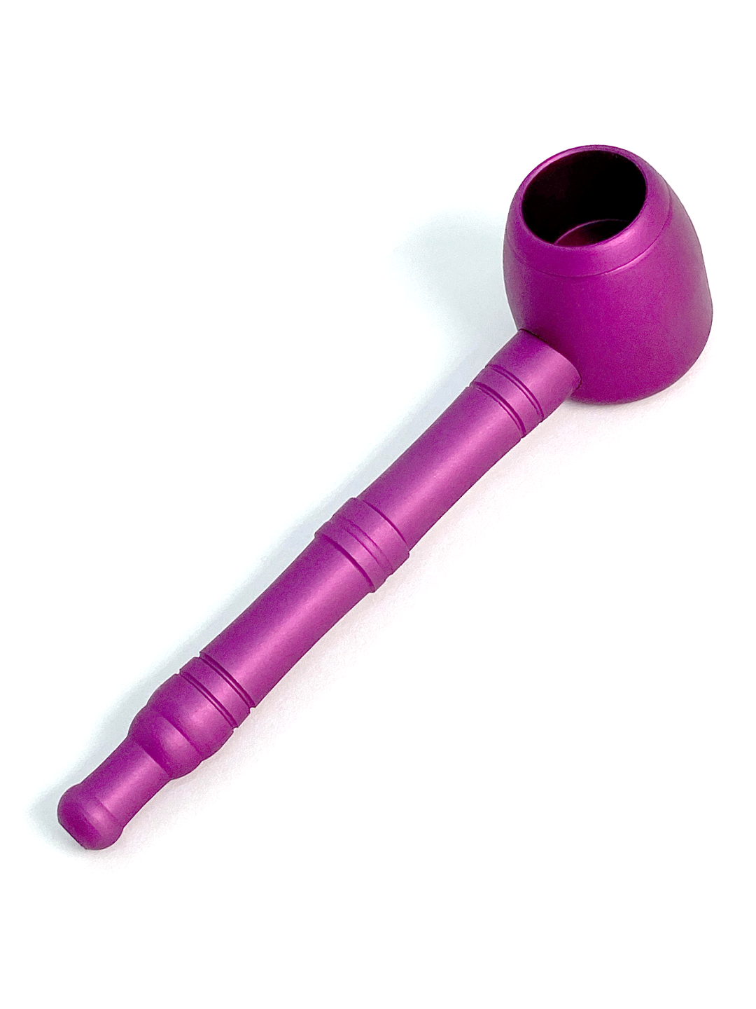 Мундштук трубка Tesla Pipe Violet 10 СМ из авиационного алюминия DENGEKE