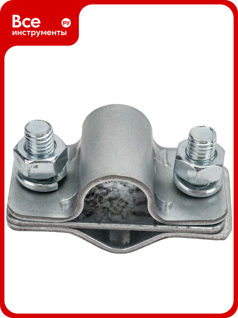 Соединительный зажим EZETEK пруток — стержень 16мм параллельный оцинковка 90550