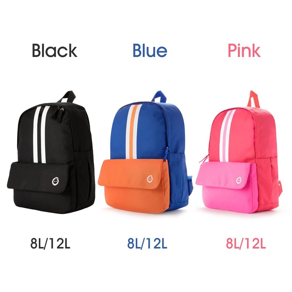 Детские Рюкзаки Xiaomi Рюкзак "Backpack Large Edition", для детей, сине-оранжевая расцветка