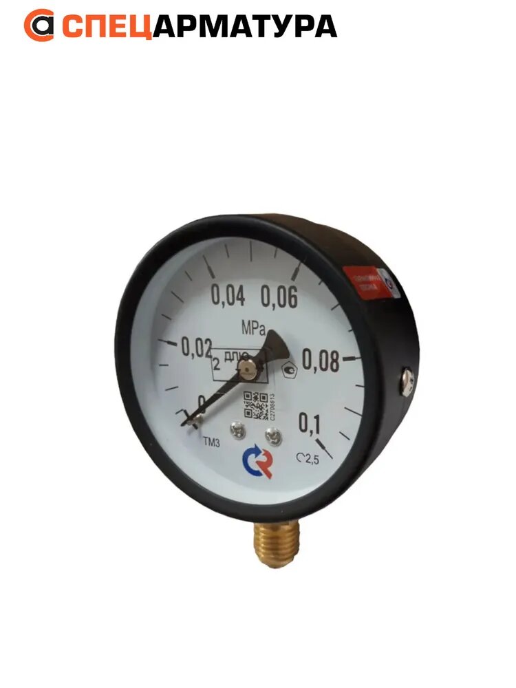 Манометр показывающий технический ТМ-310Р.00(0-0.1МРа)М12х1.5.2,5