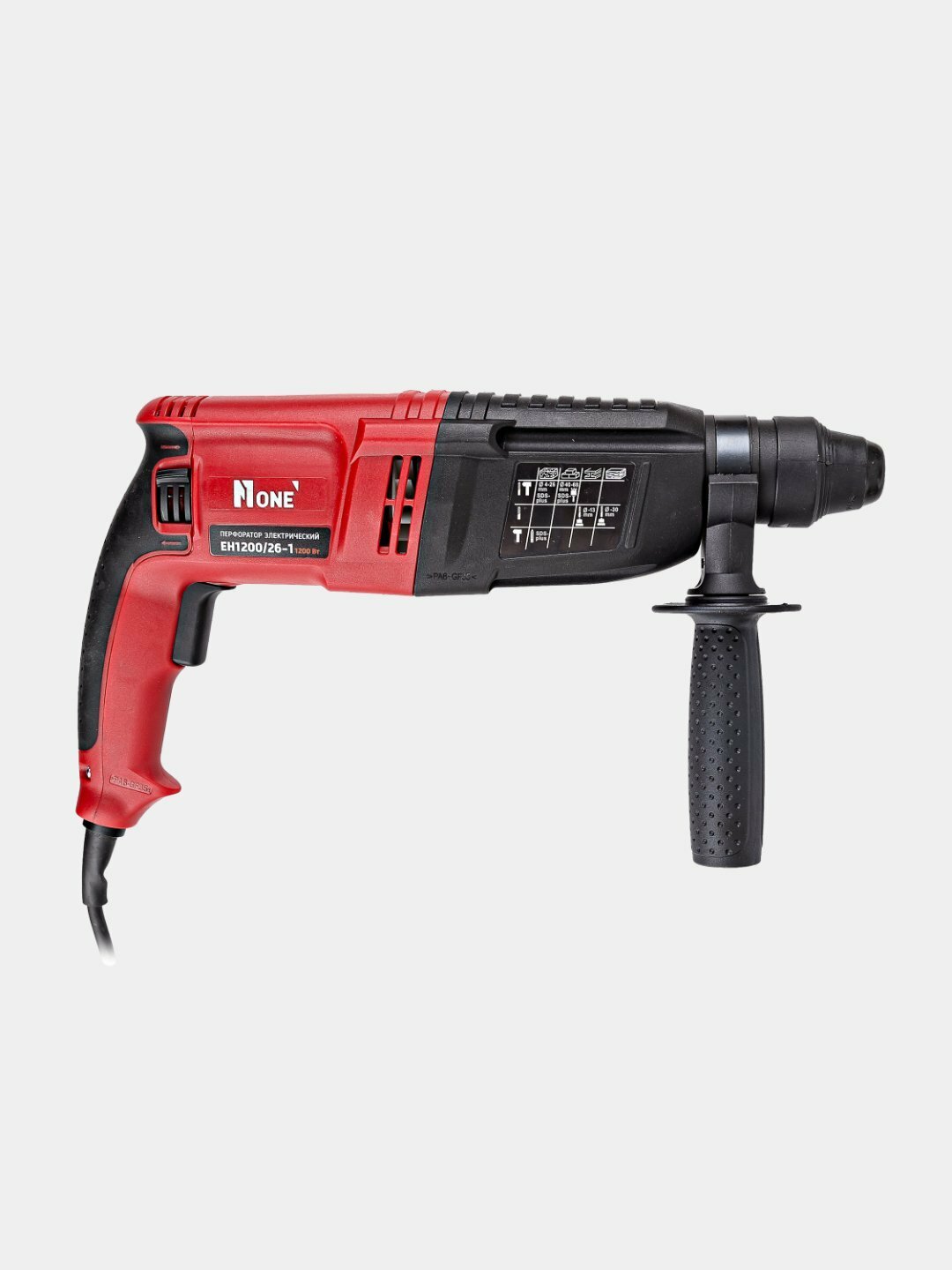 Электроперфоратор NUMBER ONE EH1200/26-1, 1200 Вт, 3.2 Дж, SDS+, 3 режима, набор — фото 1
