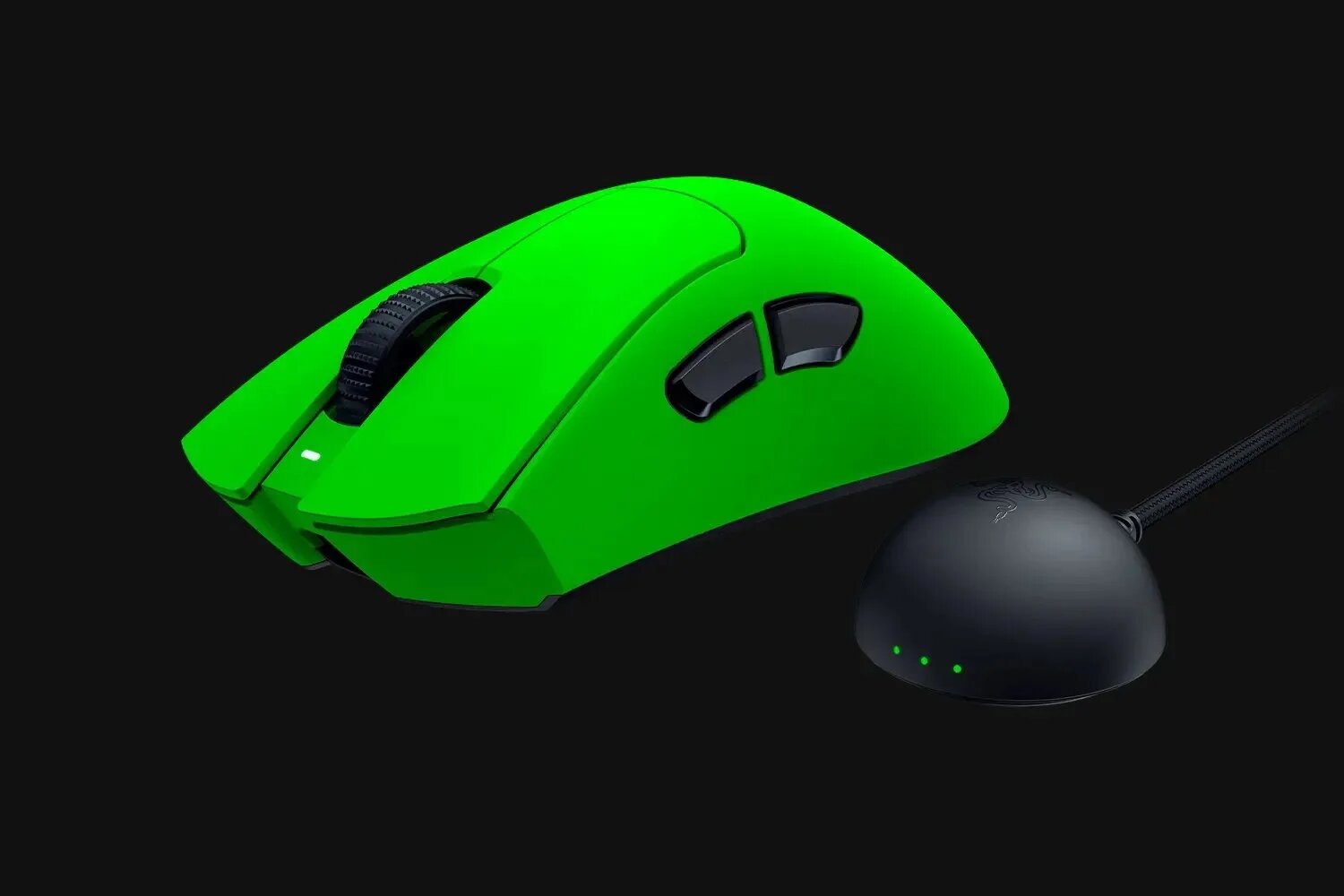 Razer DeathAdder V4 Pro Esports Green Edition Беспроводная игровая
