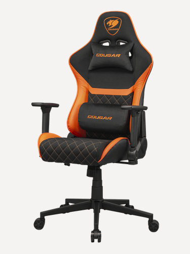 Изображение товара Кресло компьютерное игровое COUGAR Armor One V2 F, ткань, черный/оранжевый