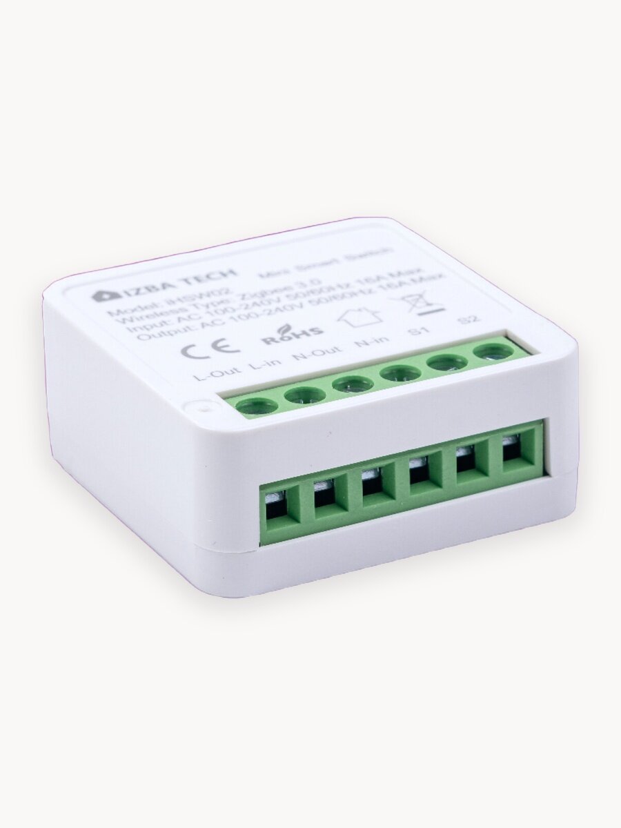 Умное реле Zigbee 3.0, контроллер на 1 канал, 16 А с нулем, для умного дома с голосовым управлением