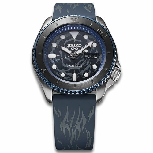 фото Наручные часы seiko srph71k1 5 sports auto - sabo one piece limited edition, синий