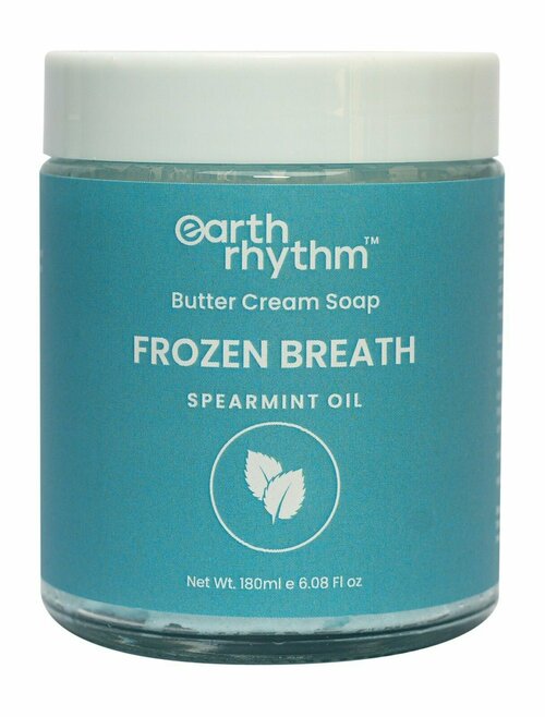 Крем-мыло для тела с мятой / Earth Rhythm Frozen Breath Butter Cream Soap