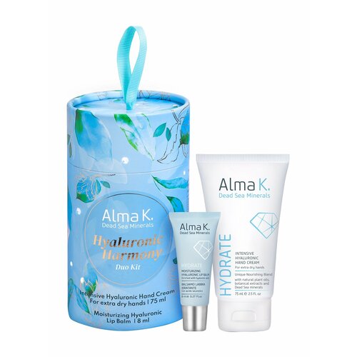 ALMA K. Hyaluronic Harmony kit Набор жен. (Крем для рук, 75 мл + Бальзам для губ 8 мл) крем для тела мама тама baby moisturizing cream 75 мл