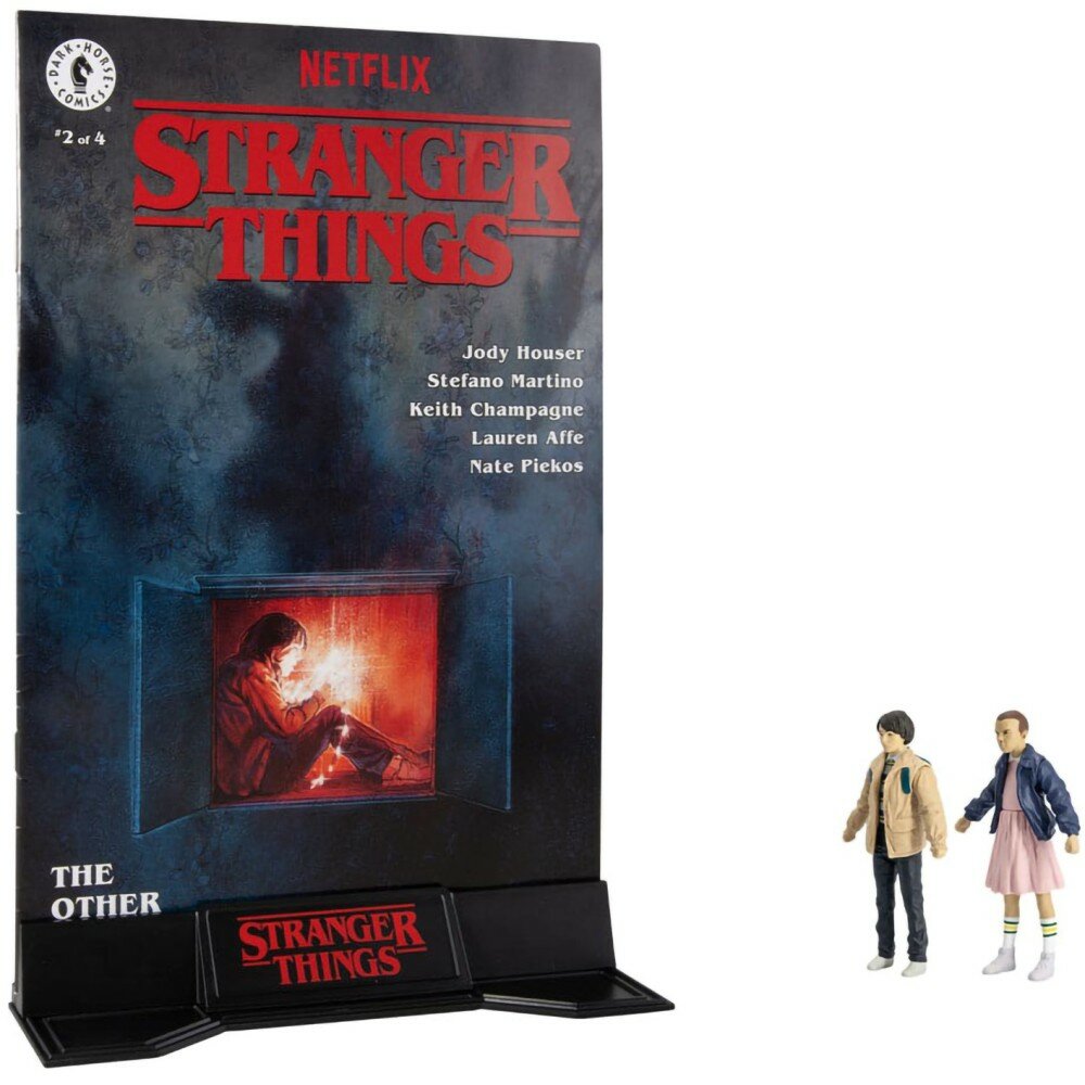 Набор фигурок McFarlane Stranger Things - Action Figure - Eleven & Mike Wheeler (+Comic Book "Stranger Things #2")