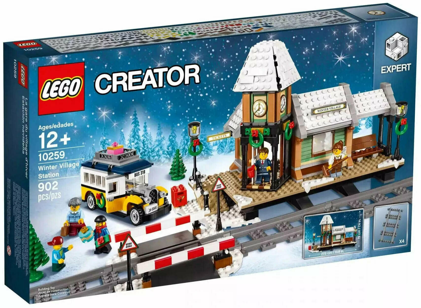 LEGO Icons 10259 Зимняя железнодорожная станция