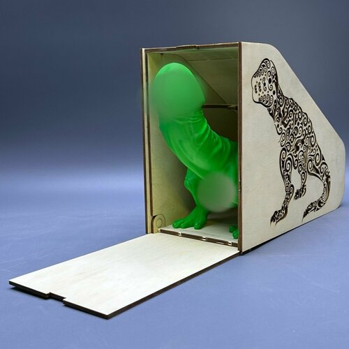 "Членозавр подарочный" в дизайнерской деревянной коробке