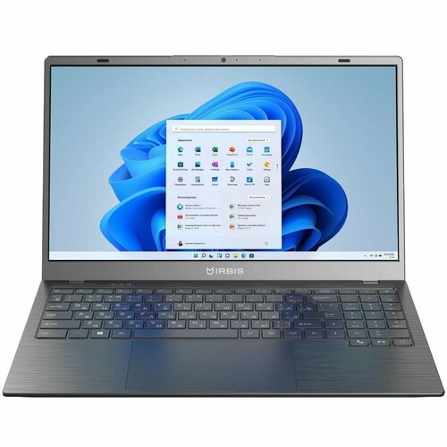 Ноутбук Irbis 15NBC1013 Intel Celeron N4020 1100MHz/15.6/1920x1080/8GB/128GB eMMC/Intel UHD Graphics 600/Wi-Fi/Bluetooth/Windows 11 Pro (15NBC1013) Grey